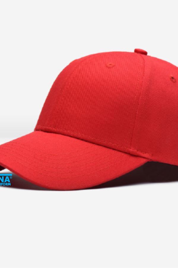 nón đồng phục màu đỏ