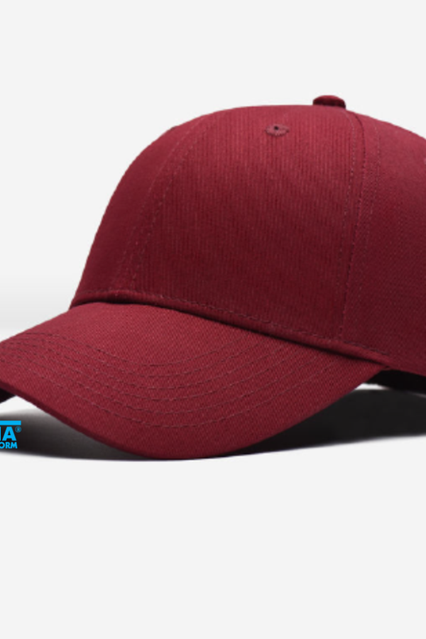 nón đồng phục màu đỏ đô