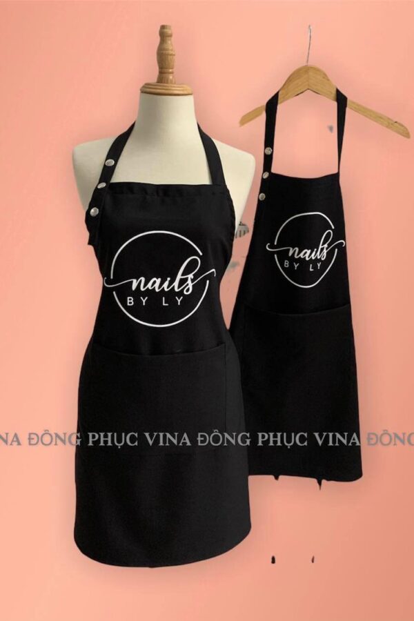 tạp dề làm nails by ly