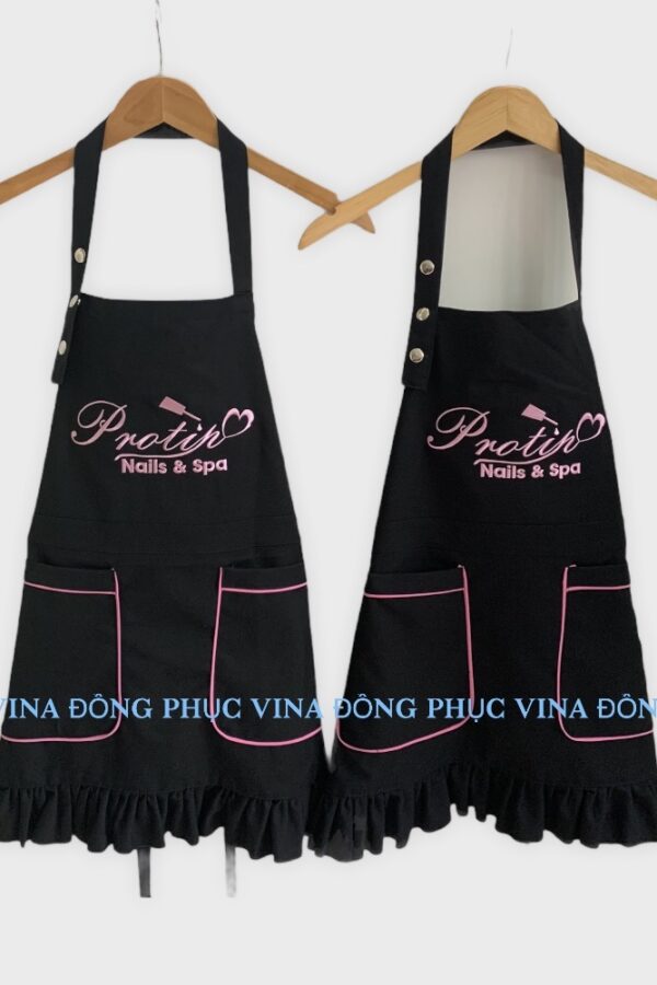 tạp dề làm nails tiệm protip