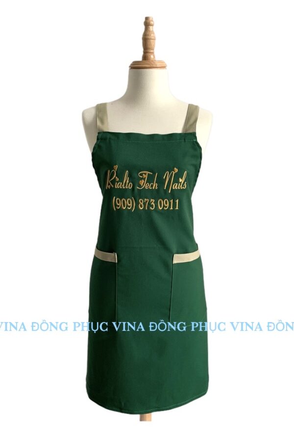 tạp dề làm nails ritalto