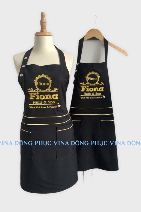 tạp dề nails fiona