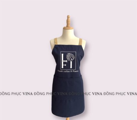 Tạp Dề In Logo Theo Yêu Cầu Số Lượng Ít Giá Rẻ 3 in logo tạp dề quán cafe Lofi theo yêu cầu