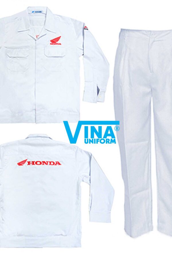 đồng phục nhân viên Honda tay dài