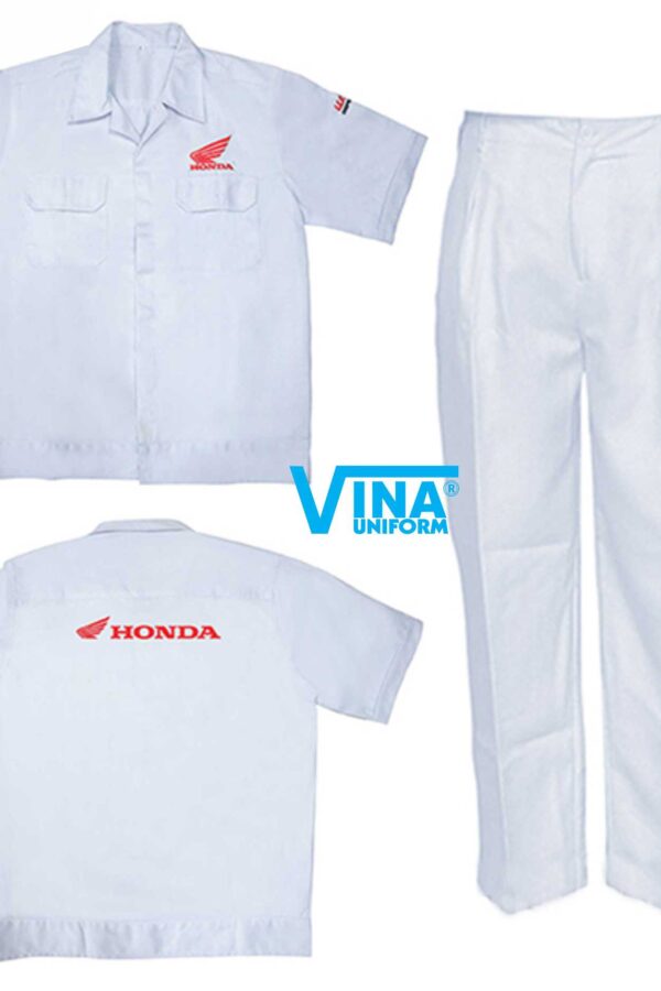 đồng phục nhân viên Honda ta ngắn