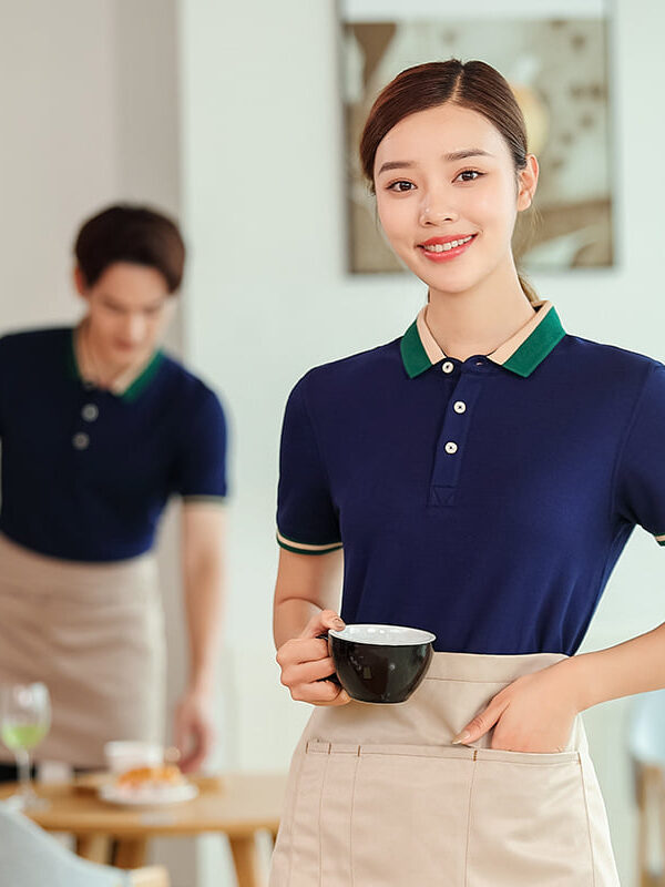 mẫu áo đồng phục quán cafe đẹp