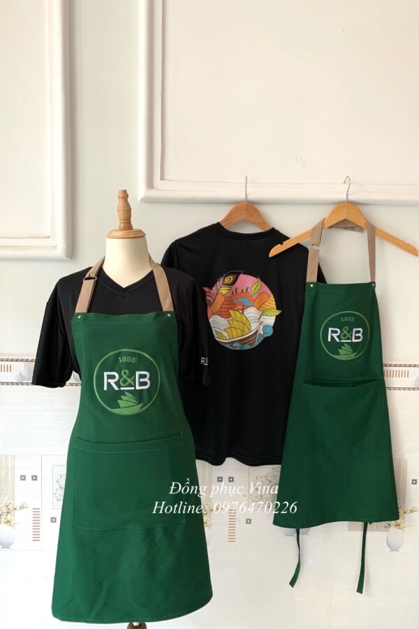 tạp dề chuỗi cafe R&B