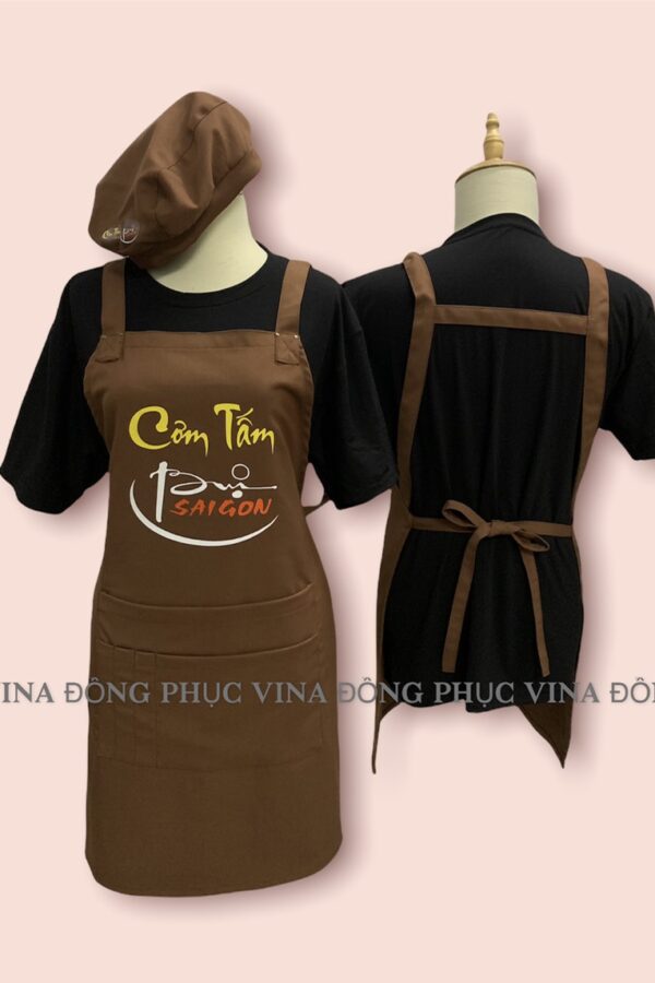 tạp dề đồng phục cơm tấm bụi