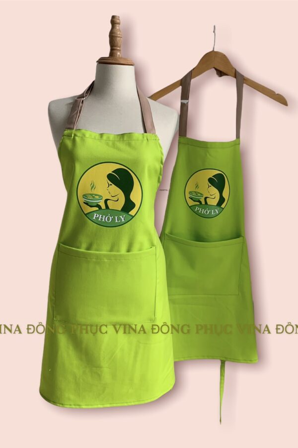 tạp dề đồng phục phở ly