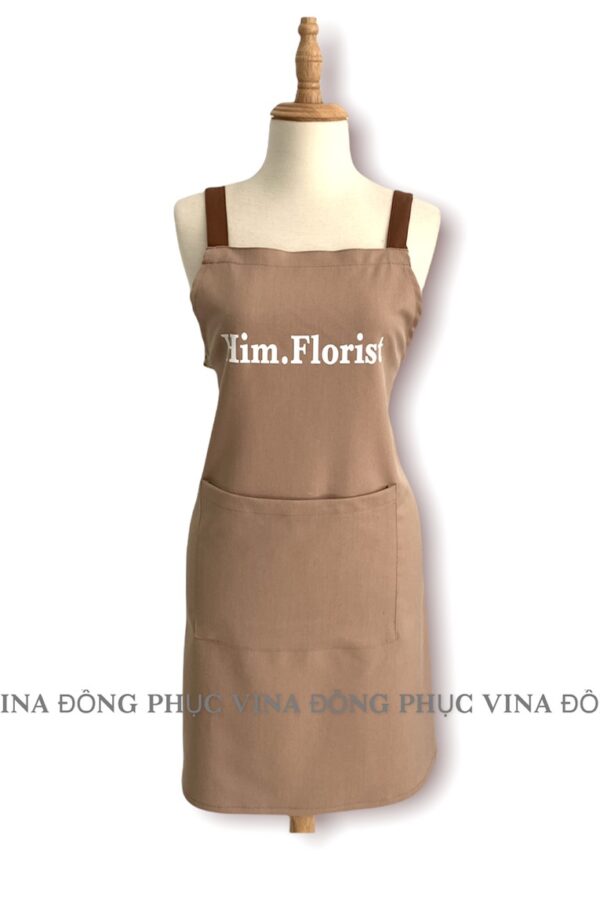 tạp dề đồng phục tiệm hoa him
