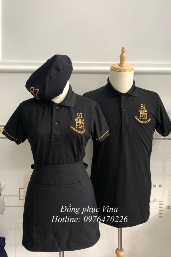 tạp dề quán cafe 82