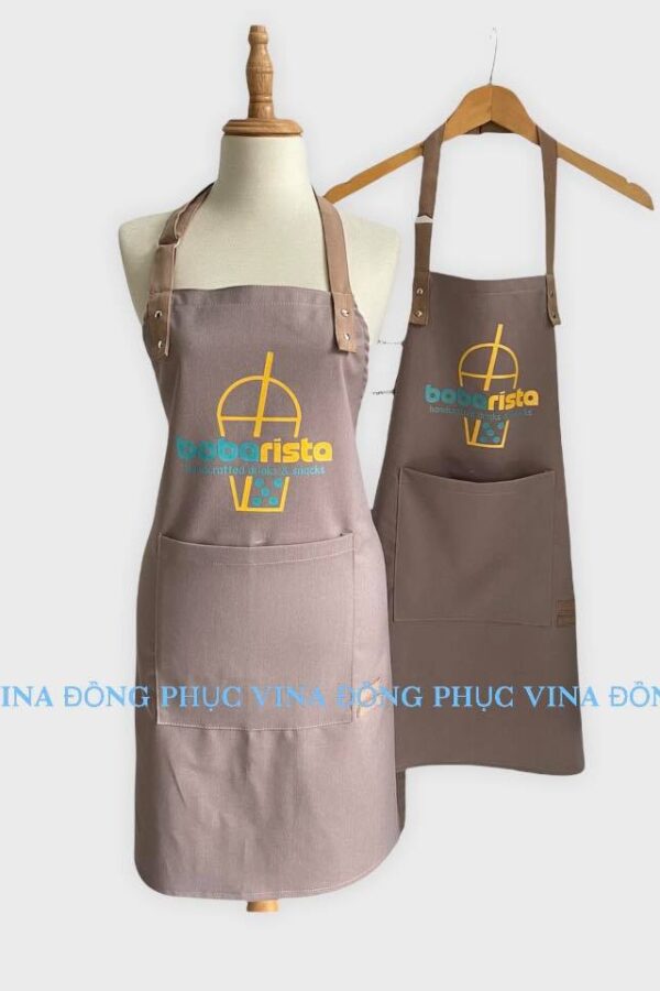 tạp dề quán cafe Boba