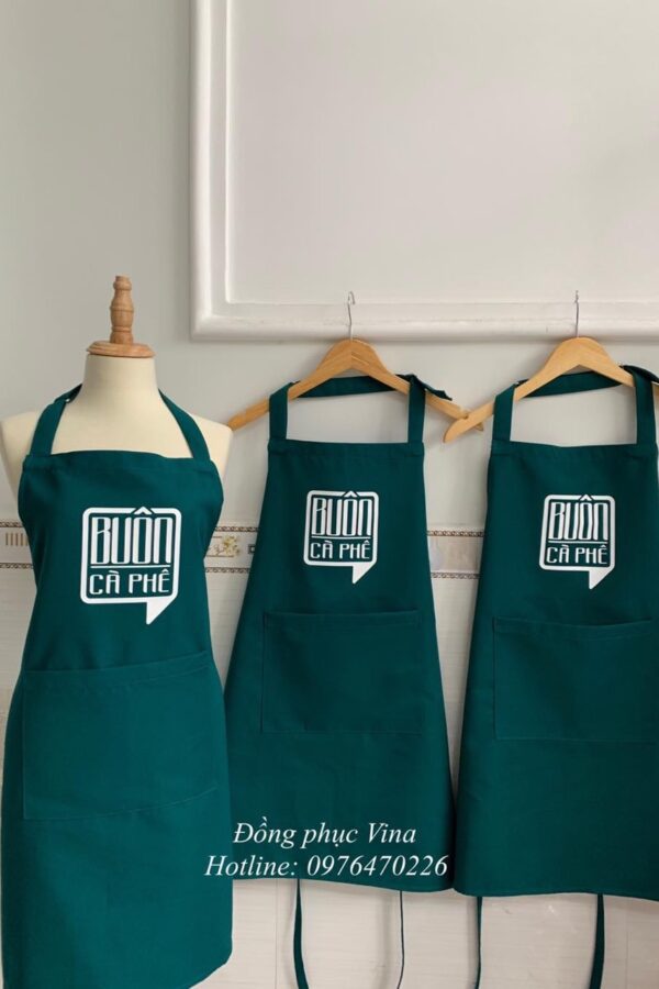 tạp dề quán cafe buôn