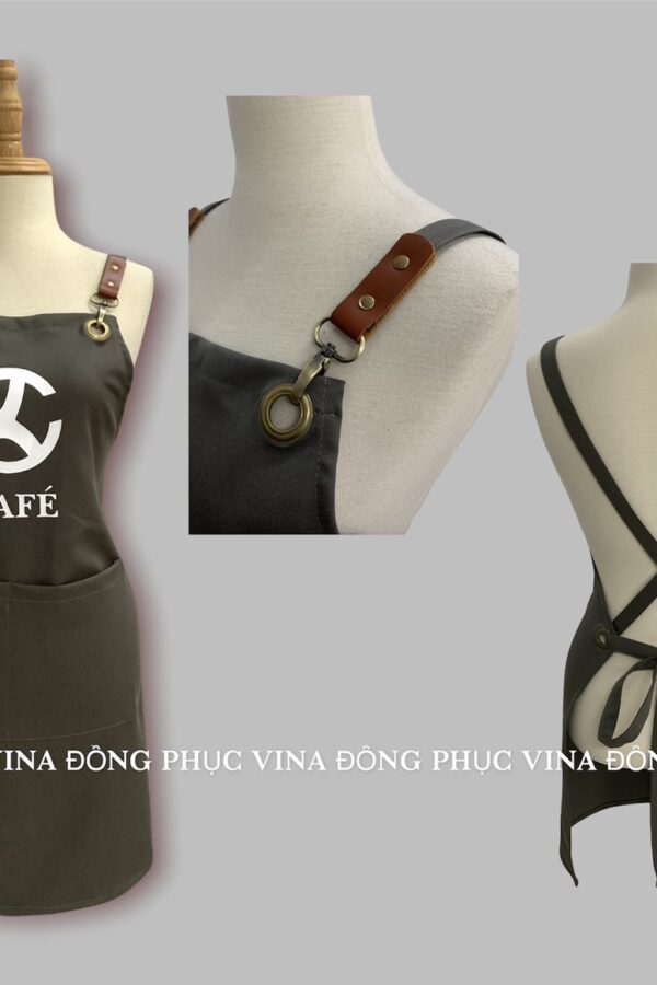 tạp dề quán cafe cay
