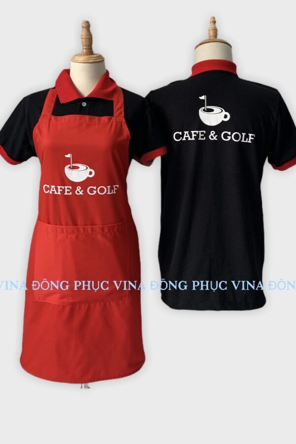 tạp dề quán cafe golf