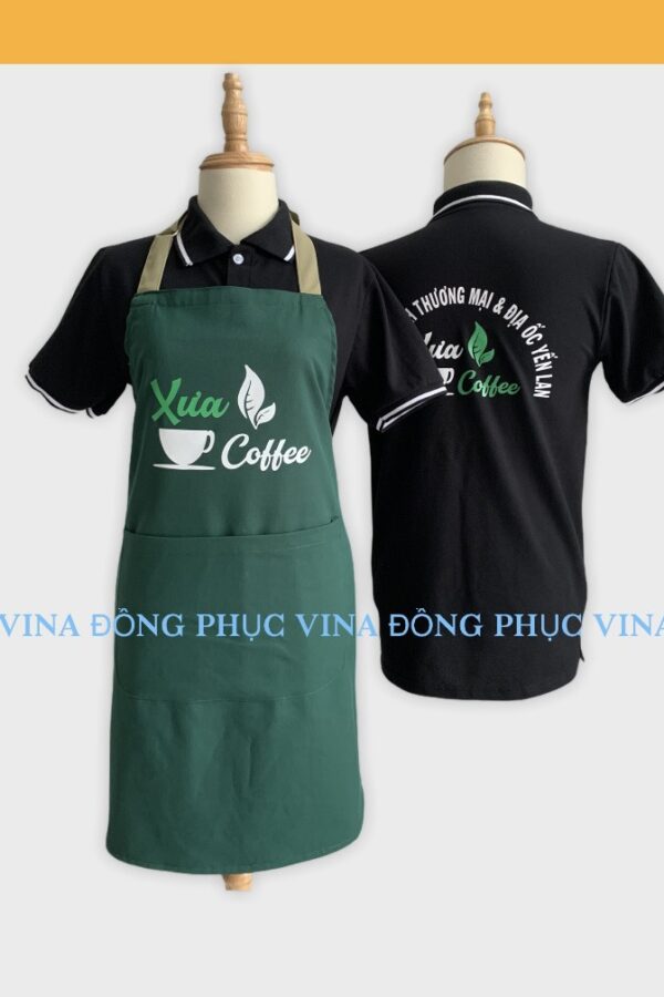 tạp dề quán cafe xưa