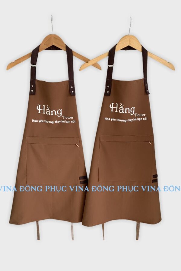 tạp dề tiệm hoa hằng