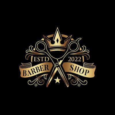 Logo barber shop chất mới 10