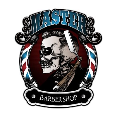 Logo barber shop chất mới 14