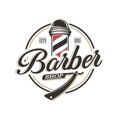 Logo barber shop chất mới 15