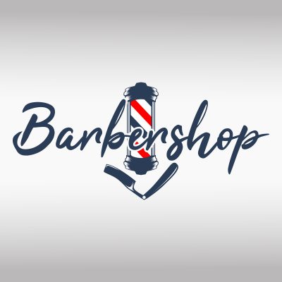 Logo barber shop chất mới 6