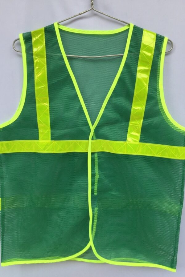 áo lưới bảo hộ phản quang màu xanh lá