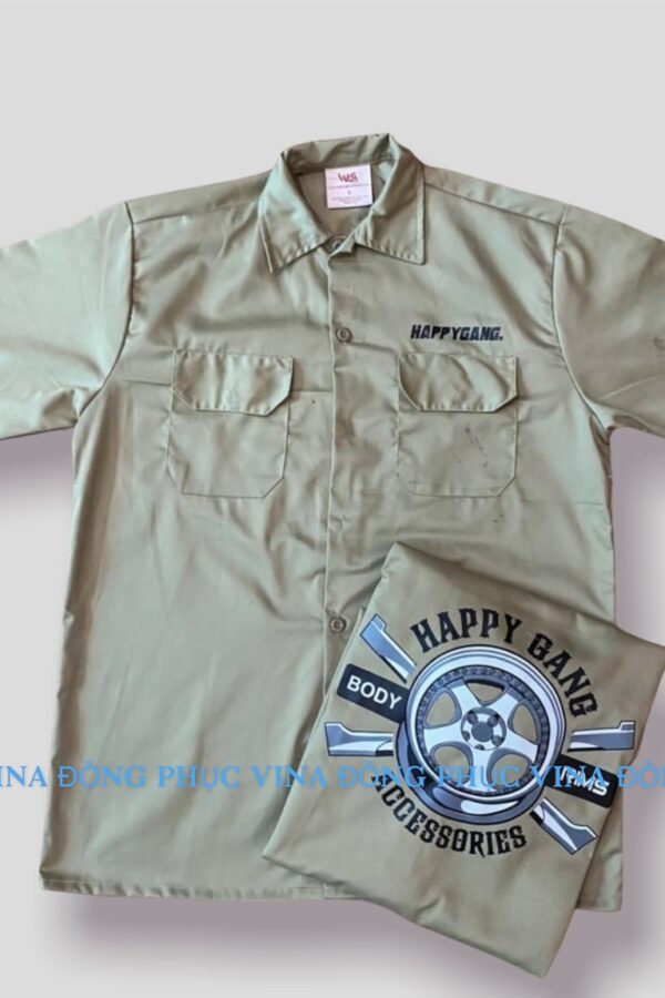 đồng phục barber quần áo chicano DPB14