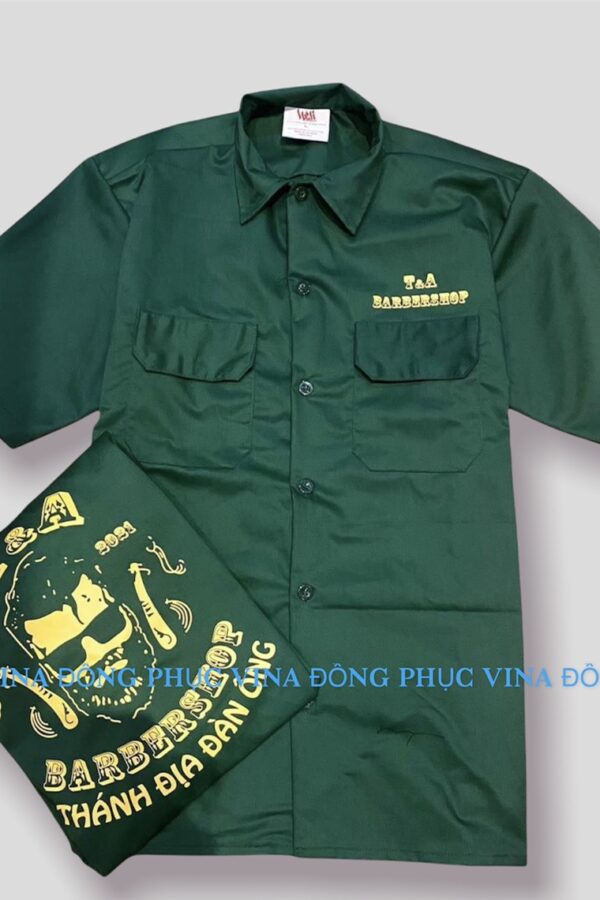 đồng phục barber quần áo chicano DPB15