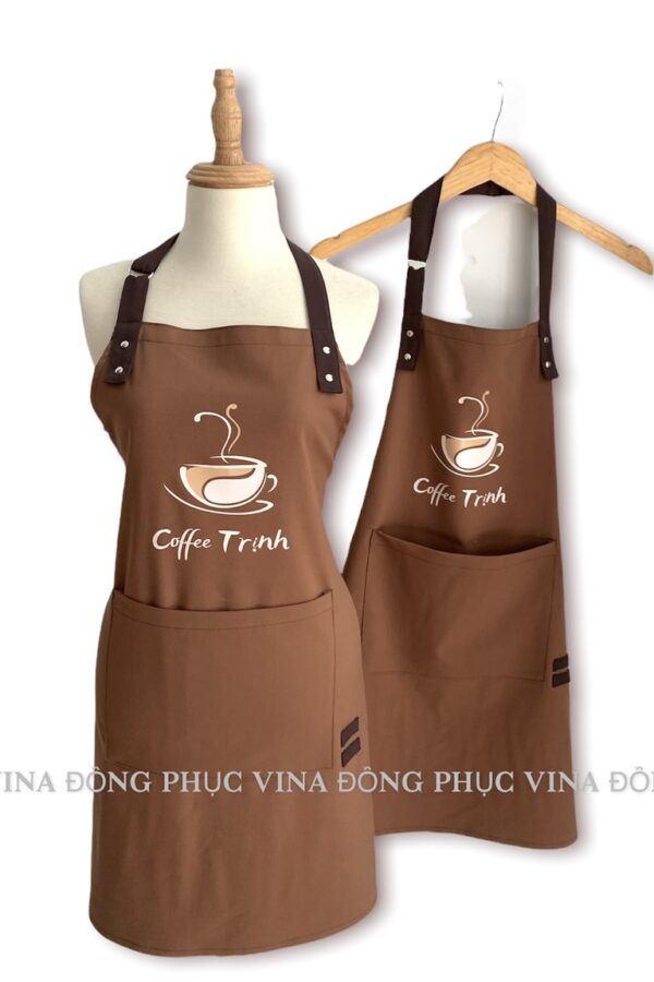 tạp dề quán cafe Trịnh