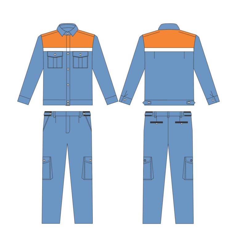 mẫu thiết kế quần áo bảo hộ cho kỹ sư