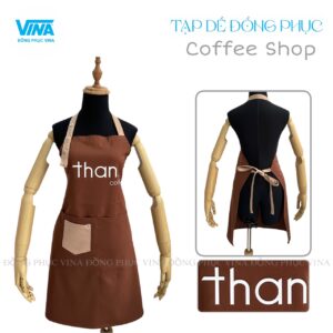 Tạp dề đồng phục Than Coffee Shop