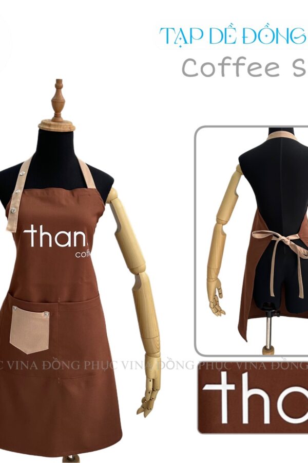 Tạp dề đồng phục Than Coffee Shop