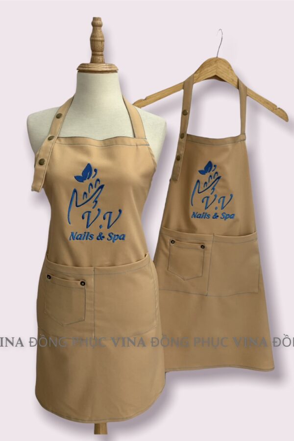 tạp dề nails đẹp vv