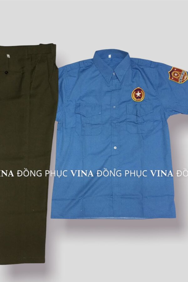 mẫu đồng phục bảo vệ may sẵn tphcm bv05