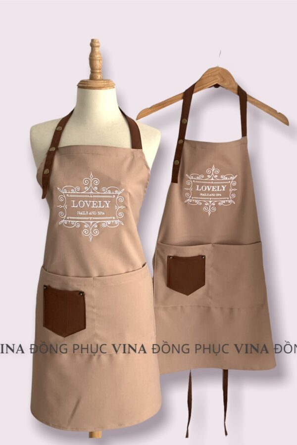 tạp dề nails Lovely