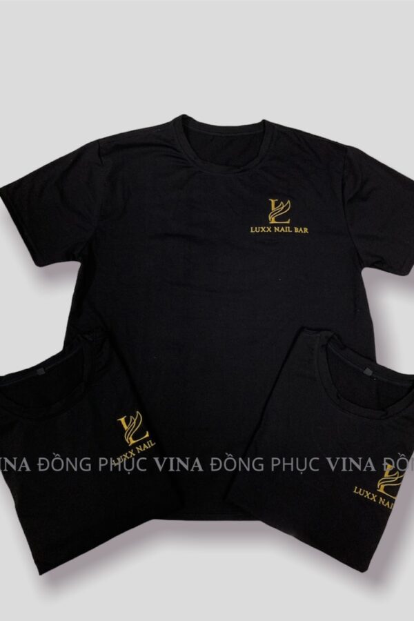 áo thun đồng phục tiệm nails luxx