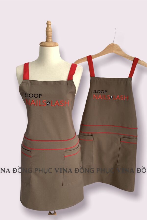 tạp dề nails loop chữ h