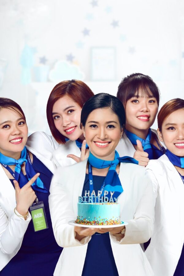 đồng phục ngân hàng á châu ACB