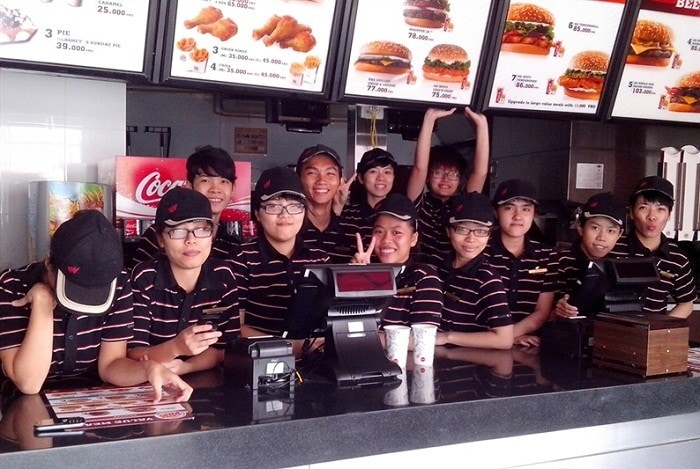 áo thun đồng phục Burger King