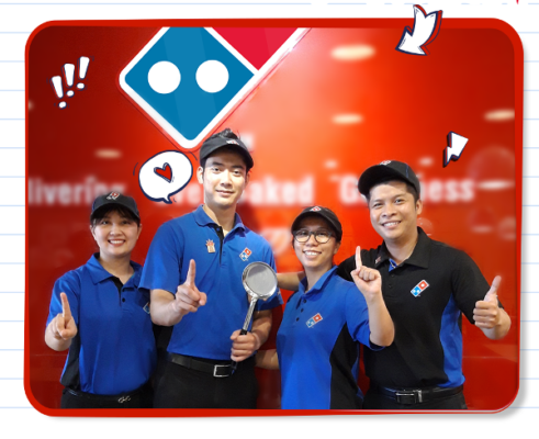 đồng phục domino's pizza