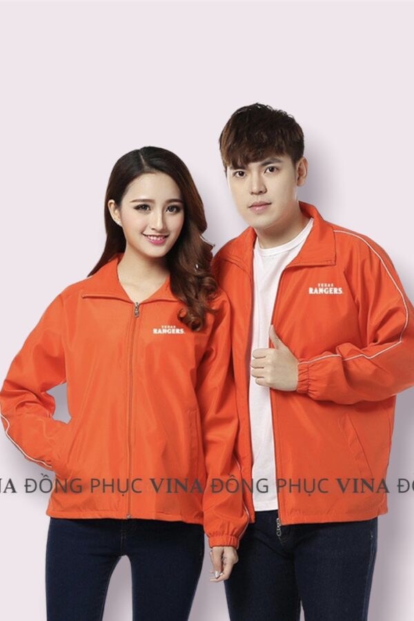 Mẫu áo khoác đồng phục công ty vải dù đẹp