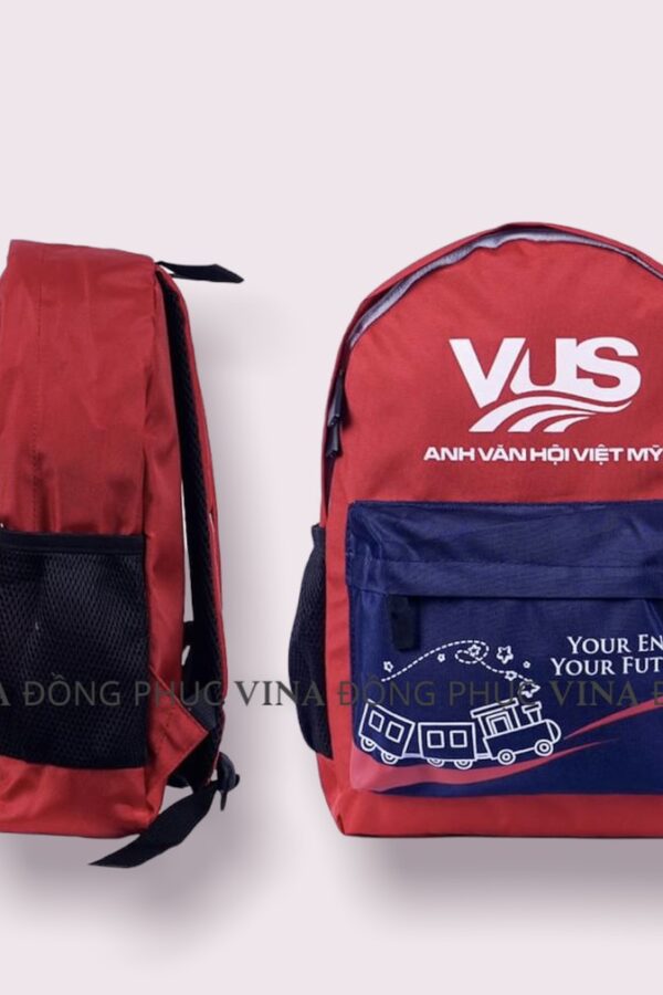 Mẫu balo quà tặng trung tâm anh ngữ Vus