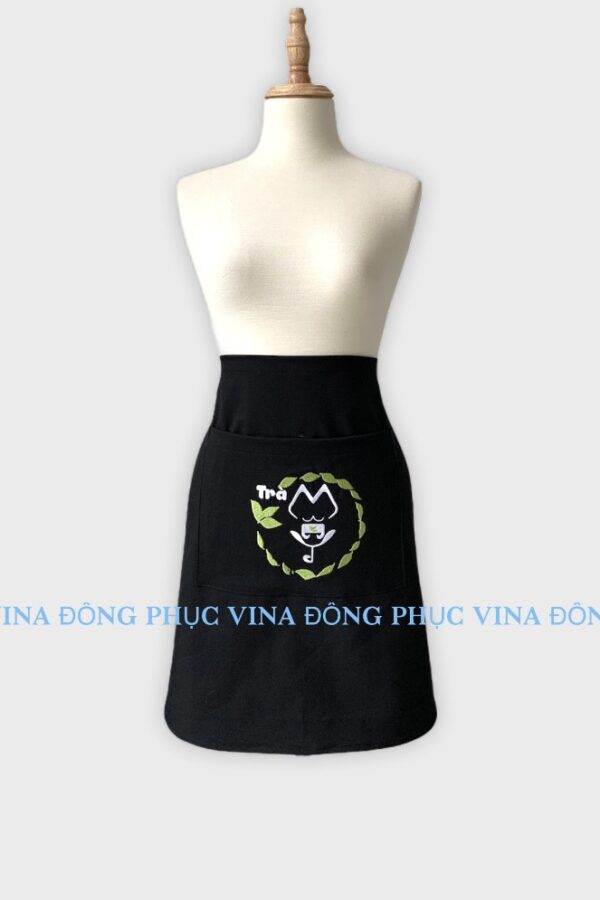 mẫu tạp dề ngăn Trà Mèo