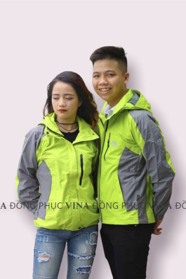 mẫu áo khoác đồng phục mùa đồng vải dù đẹp