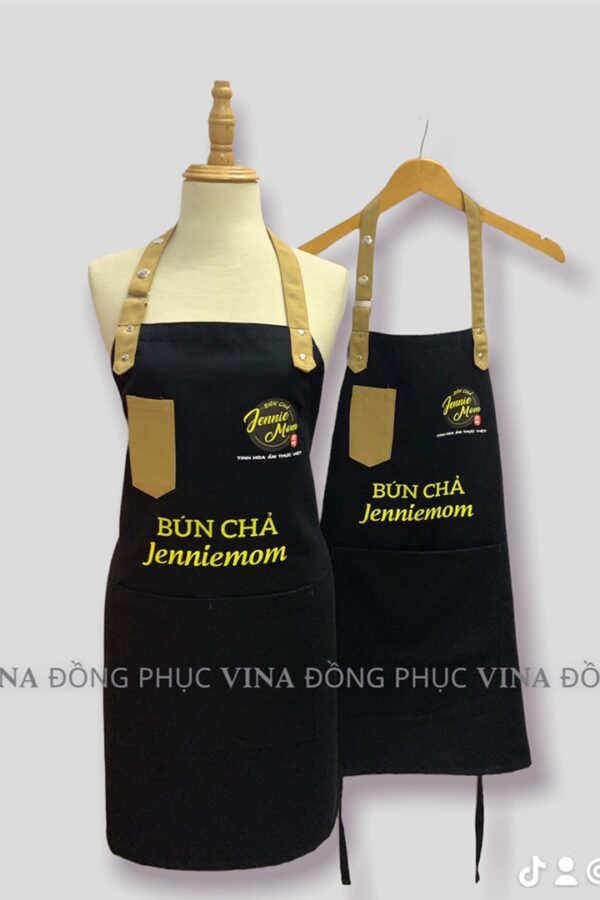 tạp dề nhà hàng bún chả Jenniemom