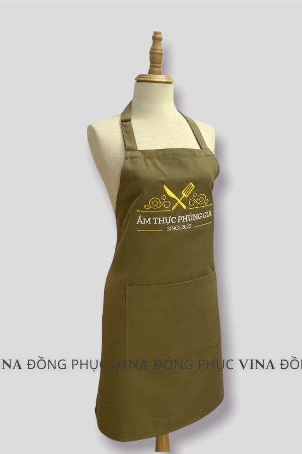 tạp dề nhà hàng Phùng Gia