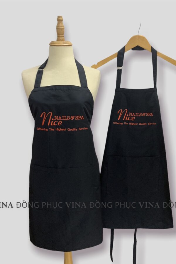 tạp dề tiệm nails chống thấm nước NICE