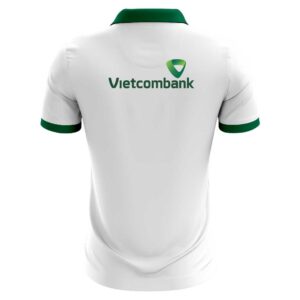 áo thun đồng phục ngân hàng Vietcombank mặt sau
