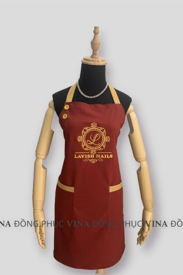 Tạp dề cho tiệm nail Lavish