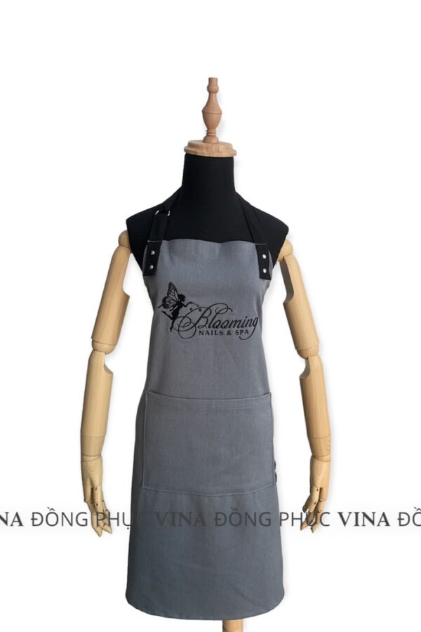 Tạp dề nail salon Blooming